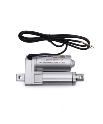 KGRA 24V 25MM 2000N IP65 Hall Sensörlü Lineer Motor