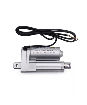 KGRA 24V 50MM 2000N IP65 Hall Sensörlü Lineer Motor