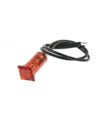 Kırmızı 12mm Pano Işığı 220V Sinyal Lambası