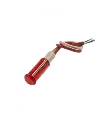 Kırmızı 9mm Pano Işığı 220V Sinyal Lambası