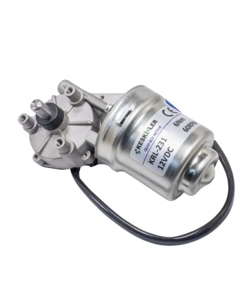 KRL-231 12V DC 6Nm 60 RPM Cam Silecek Motoru
