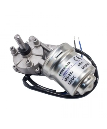 KRL-232 12V DC 6Nm 60 RPM Cam Silecek Motoru