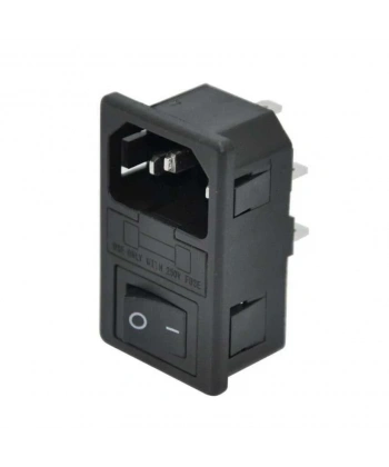 Kulaksız Erkek Power Soketi - Işıksız Anahtarlı