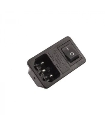 Kulaksız Erkek Power Soketi - Işıksız Anahtarlı IC