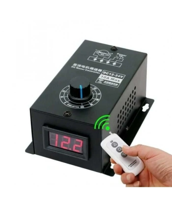 Kumandalı 10A DC Motor Sürücü PWM DC 12-24V