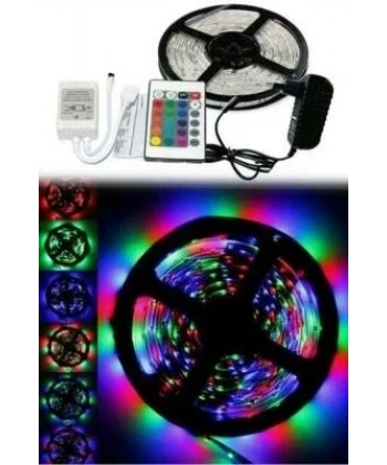 Kumandalı RGB Şerit Led - 4.5 Metre