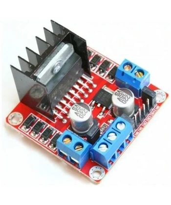 L298N Voltaj Regülatörlü Çift Motor Sürücü Kartı