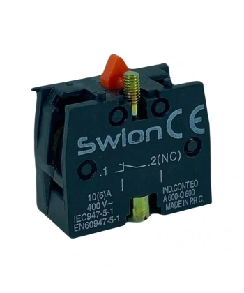 LAY5-BE102 22mm Kontak Blok (NC) Kırmızı