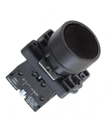 LAY5-EA21 22mm Buton Normalde Açık Kontak Siyah