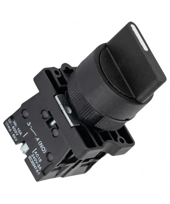 LAY5-ED33 22mm Kısa Mandal Switch 1-0-2 Kalıcı (2NO)