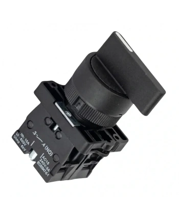 LAY5-EJ53 22mm Uzun Mandal Switch 1-0-2 Yaylı (2NO)