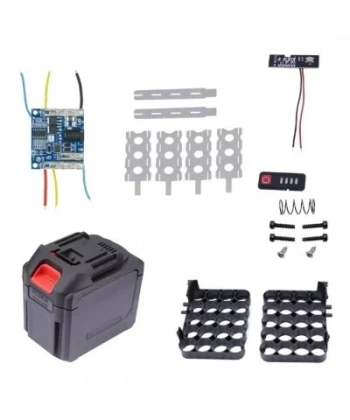 Li-ion 18650 5S 21V 20li Matkap Batarya Kutusu Seti