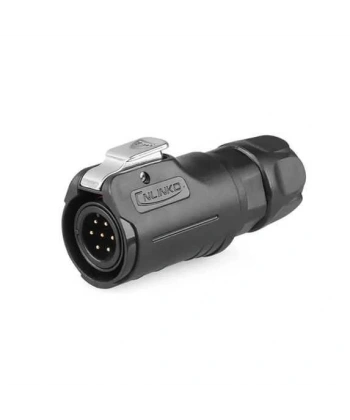 LP-12-C07PE-02-001 7-Pin Su Geçirmez Konnektör - Erkek