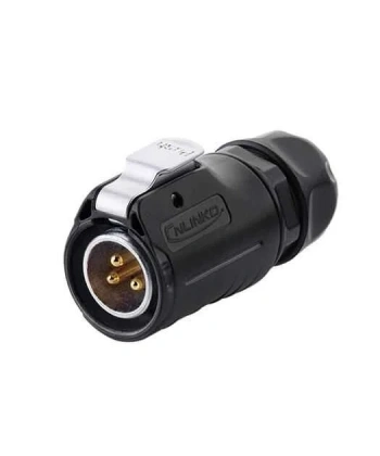 LP-20-C03PE-01-022 3-Pin Su Geçirmez Konnektör - Erkek