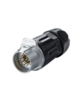 LP-20-C12PP-01-001 12-Pin Su Geçirmez Konnektör - Erkek