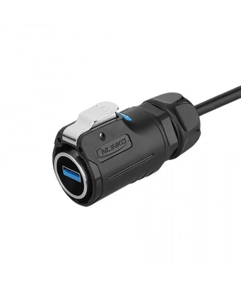 LP24-USB3-MP-MP-0D5M-001 Su Geçirmez Data Konnektörü - Erkek