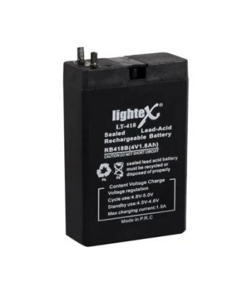LT-418 4V 1.8 Ah Bakımsız Işıldak Aküsü