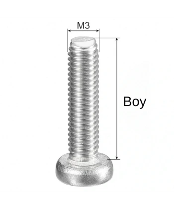 M3X30mm YSB Vida – DIN7985 (Yıldız Silindir Başlı Civata)
