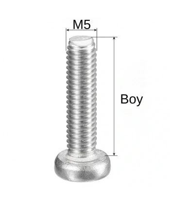 M4X80mm YSB Vida – DIN7985 (Yıldız Silindir Başlı Civata)