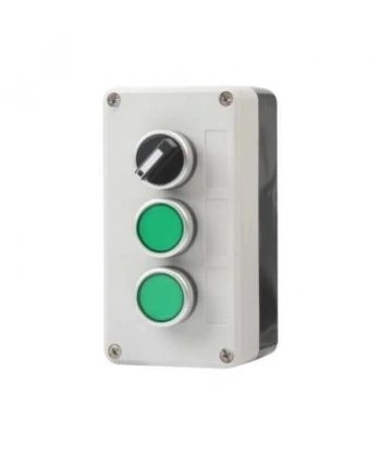 Mandal Switch ve İkili Yeşil Push Buton Kutusu