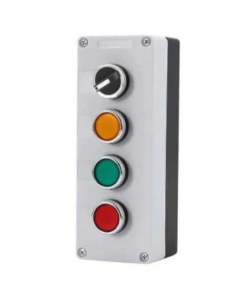 Mandal Switch ve Üçlü Push Buton Kutusu