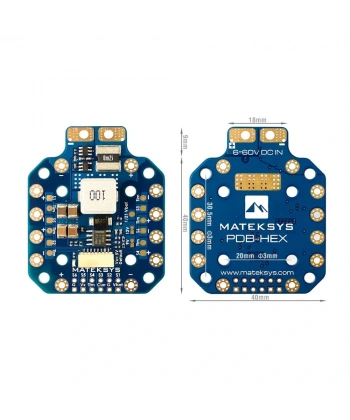 Matek PDB-HEX 2-12s 5A 5-12V W/ 264a Bec Drone Güç Dağıtım Kartı