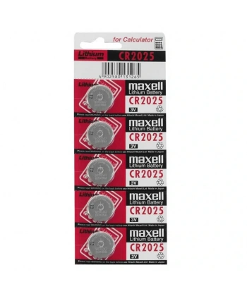 Maxell CR2025 3V Lityum Pil 5li Paket