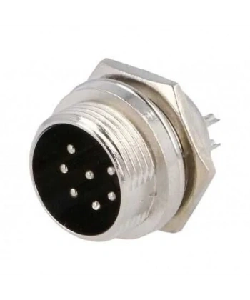 Mike Konnektör 7-Pin 12mm - Erkek