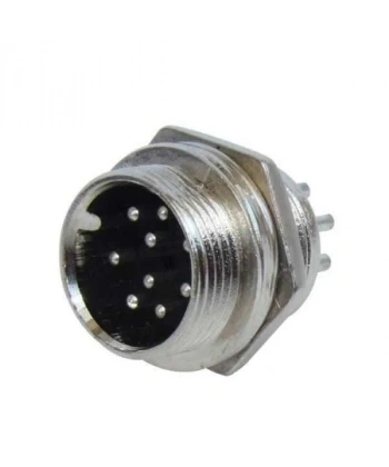Mike Konnektör 8-Pin 16mm - Erkek