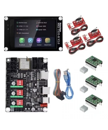 MKS DLC32 v2.1 GRBL CNC Kontrol Kartı Seti + TS35-R LCD Ekran