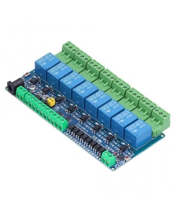 Modbus-RTU 12V 8 Kanal Röle Modülü
