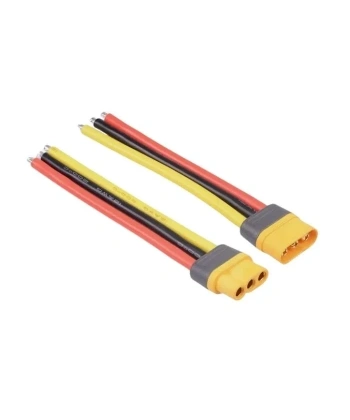 MR60 3-Pin Dişi-Erkek Lipo Pil Şarj Kablosu Seti 20cm