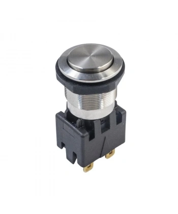 MSM19 19mm Çıkık Anahtarlı Metal Buton