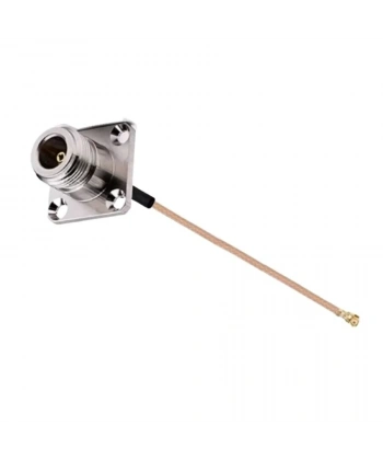 N-KF - IPEX 1 RG178 Dönüştürücü Kablo - 10cm