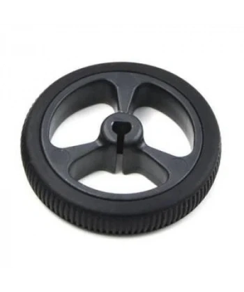 N20 Motor Uyumlu Tekerlek 34mm Siyah