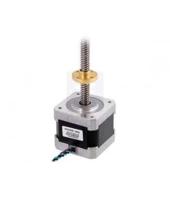 NEMA 17 18 cm Vidalı Milli Bipolar. 200 Adım. 42×38mm. 2.8V Step Motor - SY42STH38-1684A