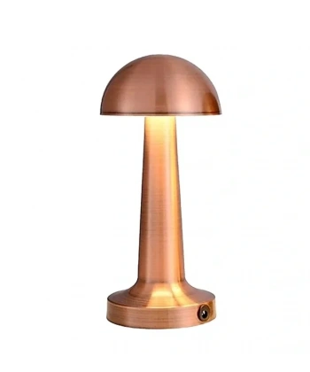 NOAS ATİNA Bronz Renk Şarj Edilebilir LED Dokunmatik Masa Lambası YL86-1231