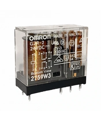 Omron G2R-2 24VDC 5A Çift Kontak 8 Pin Power Relay Güç Rölesi
