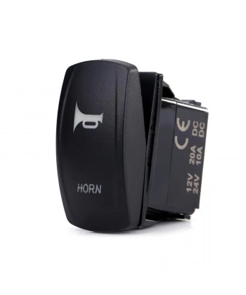 ON-OFF Mavi Işıklı Anahtar 5-Pin 12V-24V - Horn