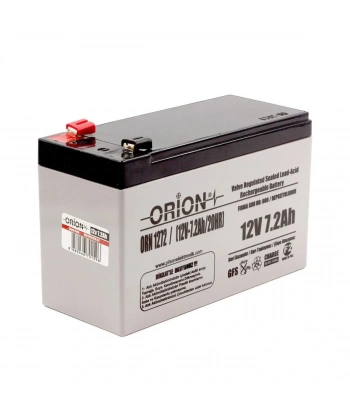 Orion 12V 7.2Ah Bakımsız Kuru Akü - T2 Kalın Soket