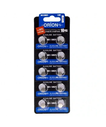 Orion AG1 LR621 364A 1.5V Alkalin Pil 10lu Paket