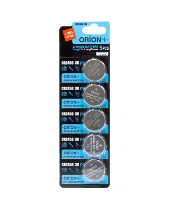 Orion CR2450 3V Lityum Pil 5li Paket