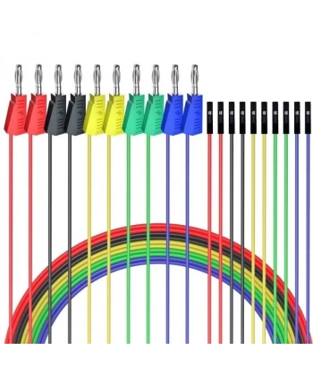 P1530 Dişi Jumper Kablo - 4mm Banana Dönüştürücü Kablo - 10 Adet