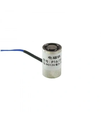 P16/25 12V Elektromıknatıs - 2kg Elektro Manyetik Tutucu