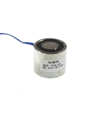 P35/30 5V Elektromıknatıs - 25kg Elektro Manyetik Tutucu