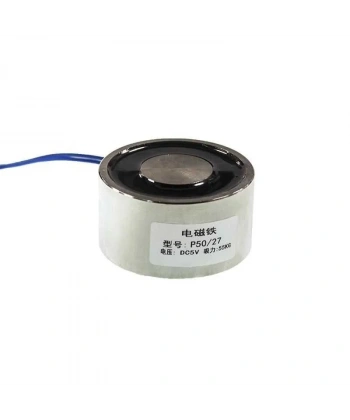 P50/27 5V Elektromıknatıs - 50kg Elektro Manyetik Tutucu