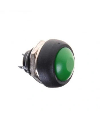 PBS-33B 12mm Push Buton - Yeşil