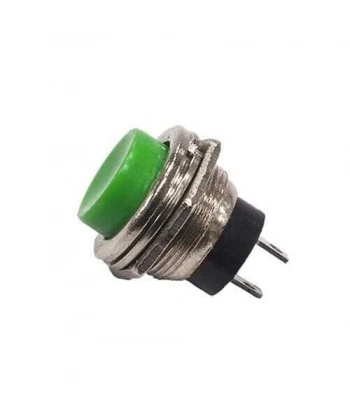 PBS26 16mm Push Buton - Yeşil