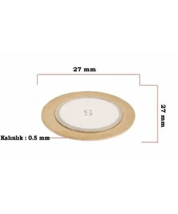 Piezo Disk Element- 27 mm Çap