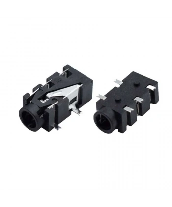 PJ-327F 3.5mm Stereo SMD Jack Dişi - Siyah
